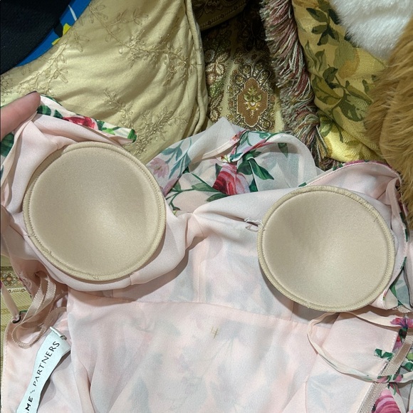 New Fame and Partners Floral Pink Maxi Dress - Picture 15 of 16